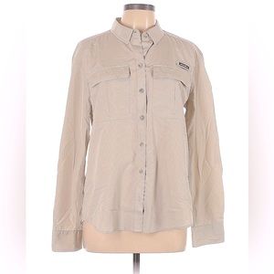 Eddie Bauer Adventurer Field Pro Shirt Medium Beige